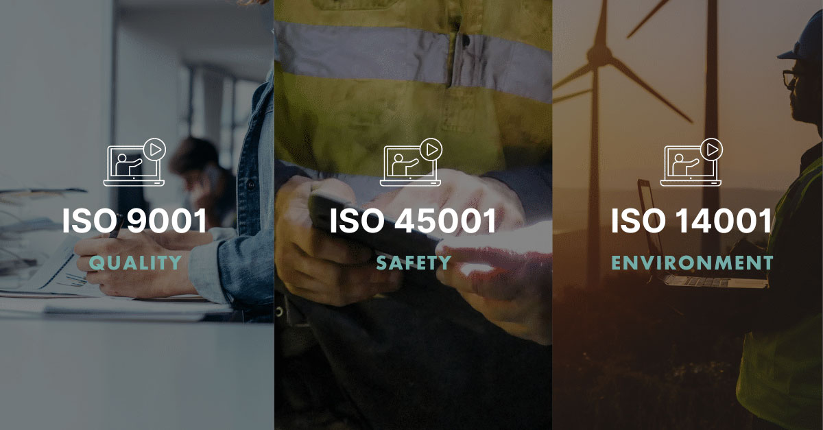 Online ISO 9001, ISO 45001 and ISO 14001 self-paced courses